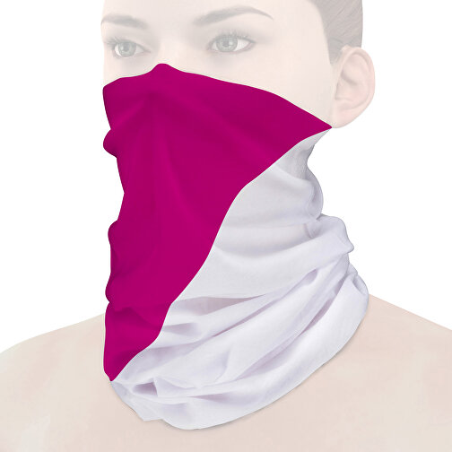 Schlauchschal Individuell - Vollflächiger Druck , pink, Polyester, 24,00cm x 50,00cm (Länge x Breite), Bild 1