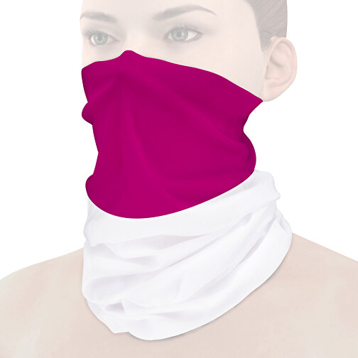 Schlauchschal Individuell - Vollflächiger Druck , pink, Polyester, 24,00cm x 50,00cm (Länge x Breite), Bild 1