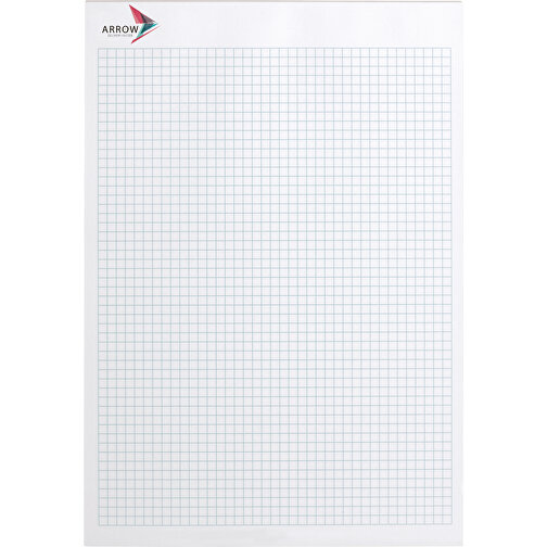 DIN A4 Schreibblock , weiß, Papier, 21,00cm x 29,70cm (Länge x Breite), Bild 2