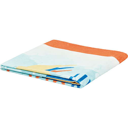 Strandhåndklæde i fuld farve (140 cm), Billede 1