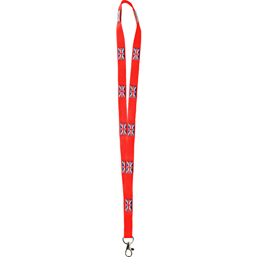 Polyester Lanyard 3D Druck, 15 Mm , hellrot, Polyester, 90,00cm x 1,50cm (Länge x Breite), Bild 1