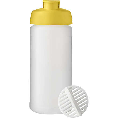 Baseline Plus 500 Ml Shakerflasche , gelb / klar mattiert, HDPE Kunststoff, PP Kunststoff, PP Kunststoff, 18,50cm (Höhe), Bild 3
