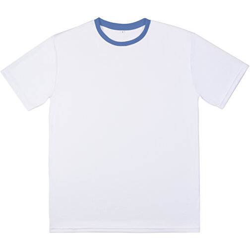 Regular T-Shirt Individuell - Vollflächiger Druck , taubenblau, Polyester, S, 68,00cm x 96,00cm (Länge x Breite), Bild 5
