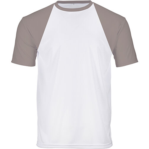 Reglan T-Shirt Individuell - Vollflächiger Druck , silber, Polyester, S, 68,00cm x 96,00cm (Länge x Breite), Bild 1