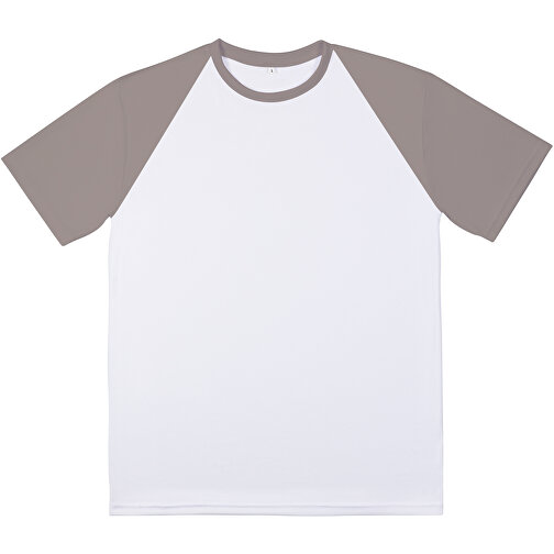 Reglan T-Shirt Individuell - Vollflächiger Druck , silber, Polyester, M, 70,00cm x 104,00cm (Länge x Breite), Bild 5
