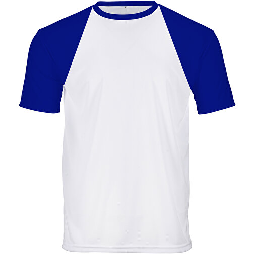 Reglan T-Shirt Individuell - Vollflächiger Druck , royalblau, Polyester, 3XL, 80,00cm x 132,00cm (Länge x Breite), Bild 1