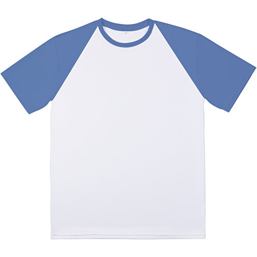 Reglan T-Shirt Individuell - Vollflächiger Druck , taubenblau, Polyester, XL, 76,00cm x 120,00cm (Länge x Breite), Bild 5