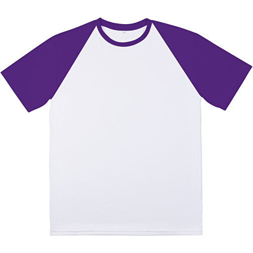 Reglan T-Shirt Individuell - Vollflächiger Druck , lila, Polyester, M, 70,00cm x 104,00cm (Länge x Breite), Bild 5