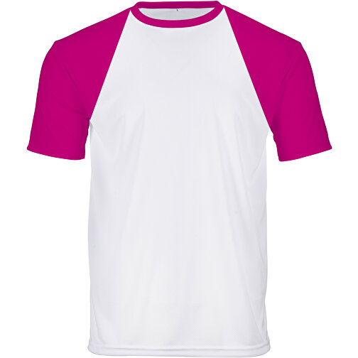Reglan T-Shirt Individuell - Vollflächiger Druck , pink, Polyester, S, 68,00cm x 96,00cm (Länge x Breite), Bild 1
