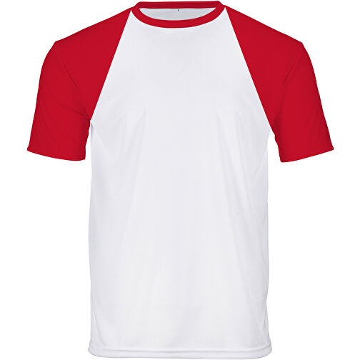 Reglan T-Shirt Individuell - Vollflächiger Druck , chili, Polyester, XL, 76,00cm x 120,00cm (Länge x Breite), Bild 1