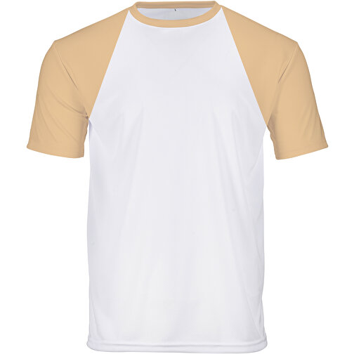 Reglan T-Shirt Individuell - Vollflächiger Druck , champagner, Polyester, XL, 76,00cm x 120,00cm (Länge x Breite), Bild 1