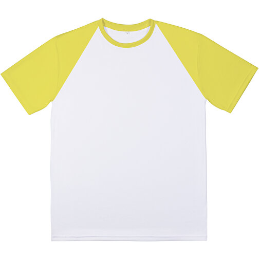 Reglan T-Shirt Individuell - Vollflächiger Druck , zitronengelb, Polyester, M, 70,00cm x 104,00cm (Länge x Breite), Bild 5