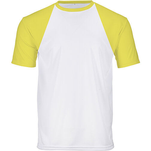 Reglan T-Shirt Individuell - Vollflächiger Druck , zitronengelb, Polyester, L, 73,00cm x 112,00cm (Länge x Breite), Bild 1