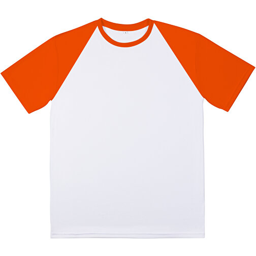 Reglan T-Shirt Individuell - Vollflächiger Druck , orange, Polyester, 3XL, 80,00cm x 132,00cm (Länge x Breite), Bild 5