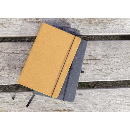 A5 hardcover notesbog i genbrugs læder, Billede 7