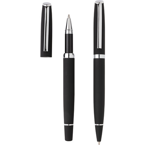 Deluxe Stifte-Set, Schwarz , schwarz, Aluminium, 14,00cm (Höhe), Bild 3
