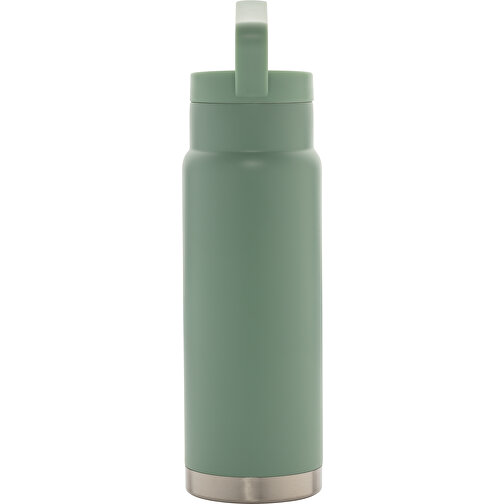 Auslaufsichere Vakuum-Flasche Mit Tragegriff, Grün , grün, Edelstahl, 28,30cm (Höhe), Bild 4