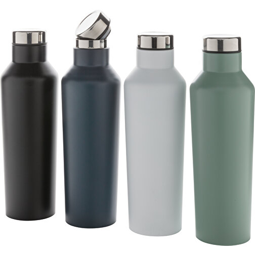 Moderne Vakuum-Flasche Aus Stainless Steel, Grün , grün, Edelstahl, 24,50cm (Höhe), Bild 9
