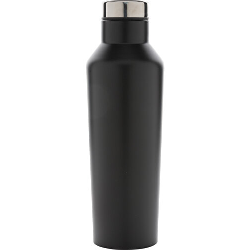 Moderne Vakuum-Flasche Aus Stainless Steel, Schwarz , schwarz, Edelstahl, 24,50cm (Höhe), Bild 2