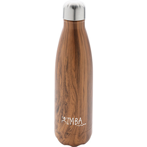 Bottiglia termica con texture wood 500ml, Immagine 6