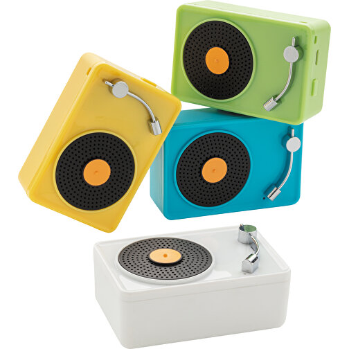 Mini Vintage Kabelloser 3W Lautsprecher, Gelb , gelb, ABS, 7,50cm x 5,00cm (Länge x Höhe), Bild 7