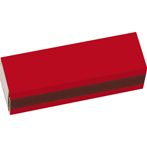 Streichholzschachtel 5,6 X 1,7 X 1,7 Cm , rot/weiß, Holz, Karton, 5,60cm x 1,70cm x 1,70cm (Länge x Höhe x Breite), Bild 3