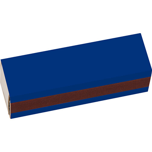Streichholzschachtel 5,6 X 1,7 X 1,7 Cm , blau/weiß, Holz, Karton, 5,60cm x 1,70cm x 1,70cm (Länge x Höhe x Breite), Bild 3