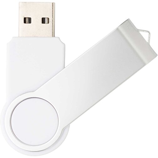 USB-Stick Swing Round 3.0 128GB , Promo Effects MB , weiss MB , 131 GB , Kunststoff MB , 10 - 45 MB/s MB , , Bild 1