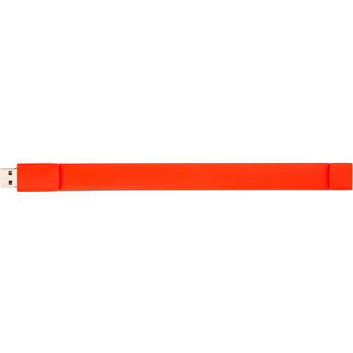 USB-Stick WRIST 128GB , Promo Effects MB , rot MB , 131 GB , Kunststoff MB , 3 - 10 MB/s MB , 20,70cm x 1,80cm (Länge x Breite), Bild 2