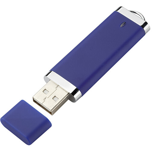 USB-Stick BASIC 128 GB , Promo Effects MB , blau MB , 131 GB , Kunststoff MB , 3 - 10 MB/s MB , 7,40cm x 0,70cm x 2,00cm (Länge x Höhe x Breite), Bild 2