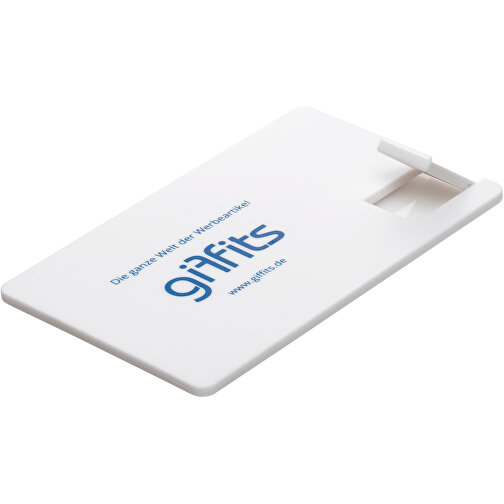 USB-Stick CARD Swivel 2.0 128GB Mit Verpackung , Promo Effects MB , weiß MB , 131 GB , Aluminium MB , 3 - 10 MB/s MB , 8,45cm x 0,25cm x 52,50cm (Länge x Höhe x Breite), Bild 6