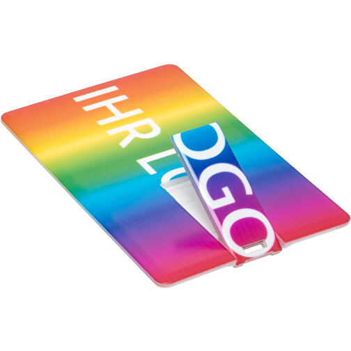 USB Stick CARD Push 128 GB con imballaggio, Immagine 6