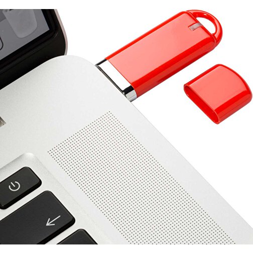 USB-Stick Focus Glänzend 3.0 128GB , Promo Effects MB , rot MB , 131 GB , Kunststoff MB , 10 - 45 MB/s MB , , Bild 4