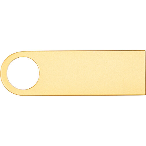 USB Stick Metall 128GB Bunt , Promo Effects MB , gold MB , 131 GB , Metall MB , 3 - 10 MB/s MB , 3,90cm x 0,40cm x 1,20cm (Länge x Höhe x Breite), Bild 3