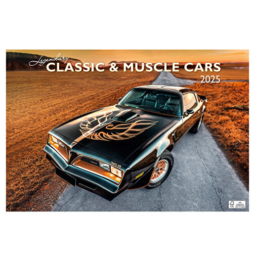 Legendary Classic & Muscle Cars , Papier, 35,50cm x 42,00cm (Höhe x Breite), Bild 1