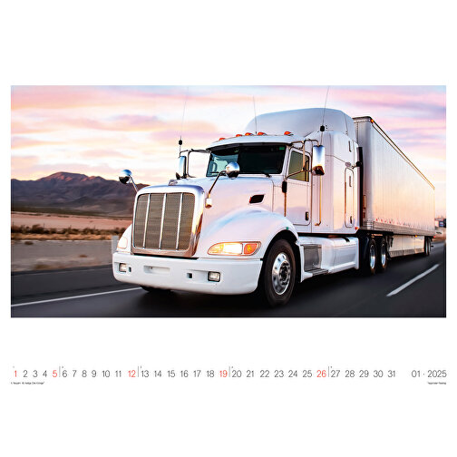 Trucks On The Road , Papier, 35,50cm x 42,00cm (Höhe x Breite), Bild 2