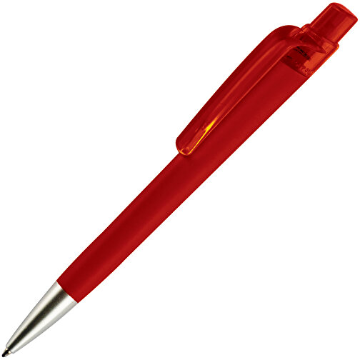 Kugelschreiber Prisma , rot, ABS, 14,50cm (Länge), Bild 2