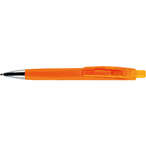 Kugelschreiber Riva Soft-Touch , orange, ABS, 14,40cm (Länge), Bild 3