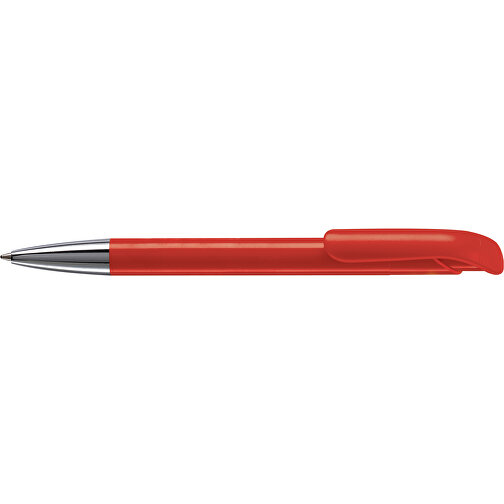 Kugelschreiber Atlas Hardcolour Mit Metallspitze , rot, ABS & Metall, 14,60cm (Länge), Bild 3