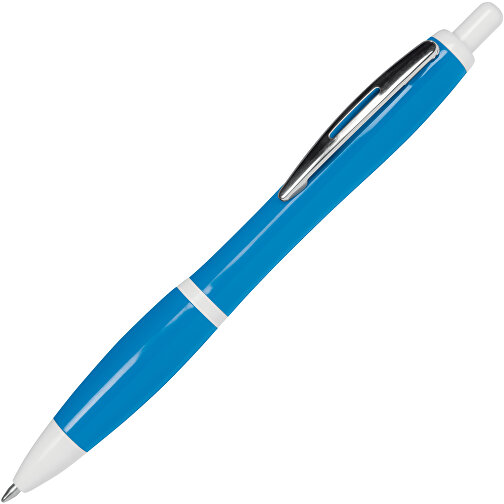 Kugelschreiber Hawai Protect , hellblau, ABS & Metall, 14,00cm (Länge), Bild 2