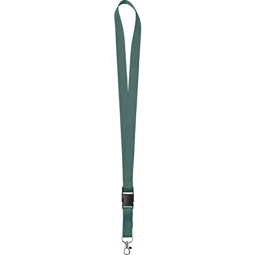 20 Mm Satin Lanyard , tannengrün, Satin, 92,00cm x 2,00cm (Länge x Breite), Bild 1