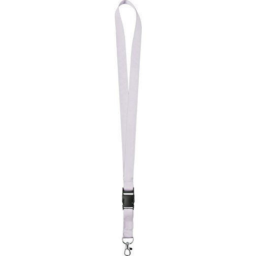 20 Mm Satin Lanyard , elfenbein, Satin, 92,00cm x 2,00cm (Länge x Breite), Bild 1