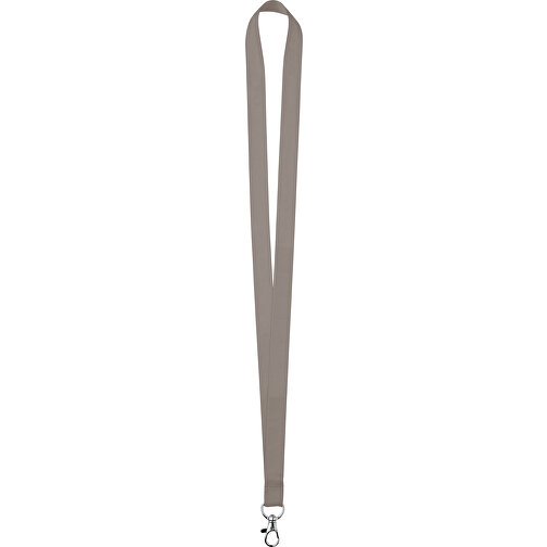 25 Mm Satin Lanyard , silber, Satin, 90,00cm x 2,50cm (Länge x Breite), Bild 1