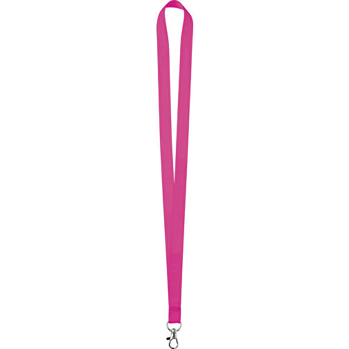 20 Mm Satin Lanyard , pink, Satin, 90,00cm x 2,00cm (Länge x Breite), Bild 1