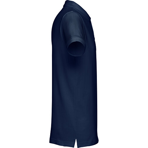 THC DHAKA. Herren Poloshirt , blau, 100% Baumwolle, XXL, 77,50cm x 61,00cm (Länge x Breite), Bild 3