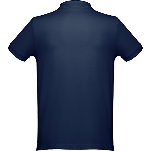 THC DHAKA. Herren Poloshirt , blau, 100% Baumwolle, XL, 75,50cm x 58,00cm (Länge x Breite), Bild 2