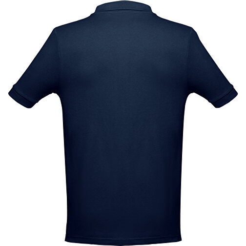 THC ADAM. Kurzarm-Poloshirt Aus Baumwolle Für Herren , blau, 100% Baumwolle, XL, 73,00cm x 58,00cm (Länge x Breite), Bild 2