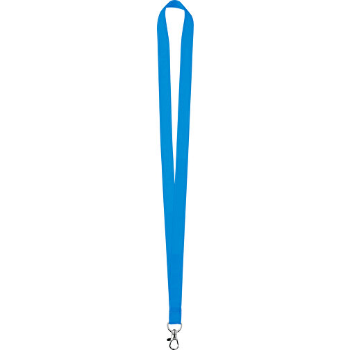 15 Mm Satin Lanyard , karibikblau, Satin, 90,00cm x 1,50cm (Länge x Breite), Bild 1