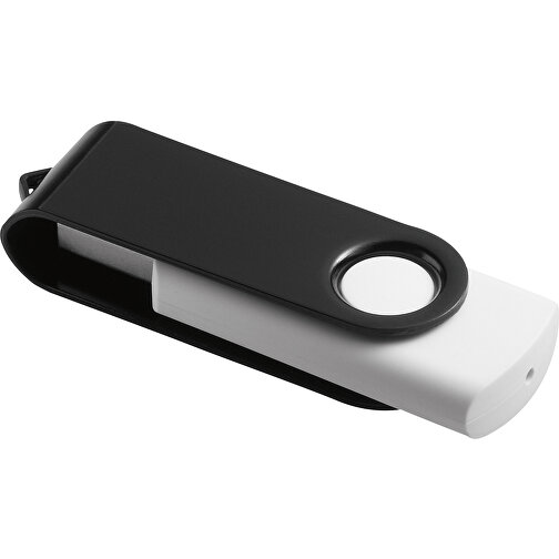 USB-Stick Mit Soft-Touch-Oberfläche , schwarz MB , 4 GB , ABS, Aluminium MB , 2.5 - 6 MB/s MB , 5,60cm x 1,20cm x 1,90cm (Länge x Höhe x Breite), Bild 1