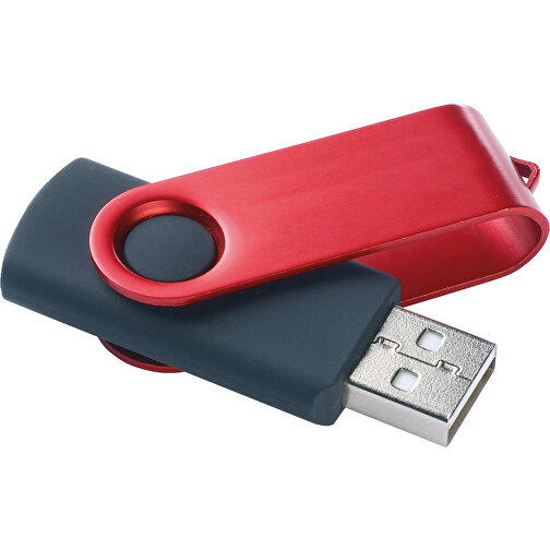Memorystick , rot MB , 16 GB , ABS, Aluminium MB , 2.5 - 6 MB/s MB , 5,60cm x 1,20cm x 1,90cm (Länge x Höhe x Breite), Bild 1